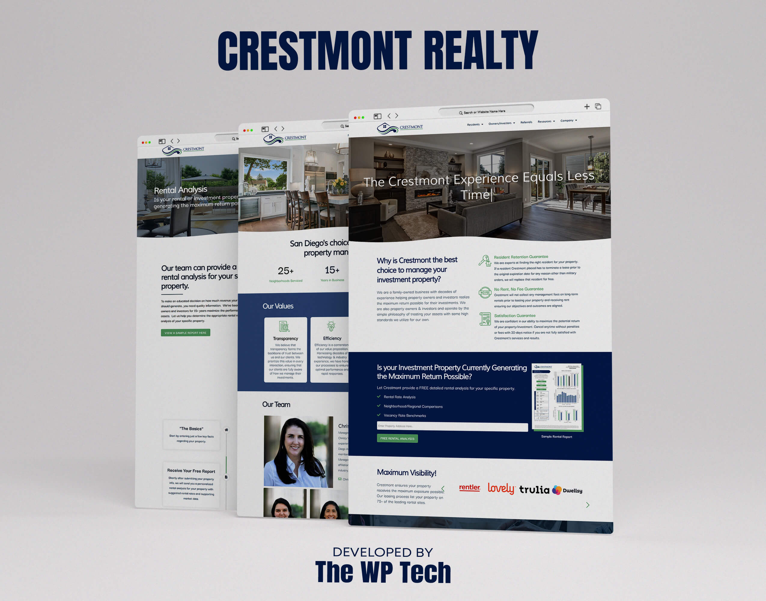 WordPress Website Development Services 42 Crestmont Realty Portfolio