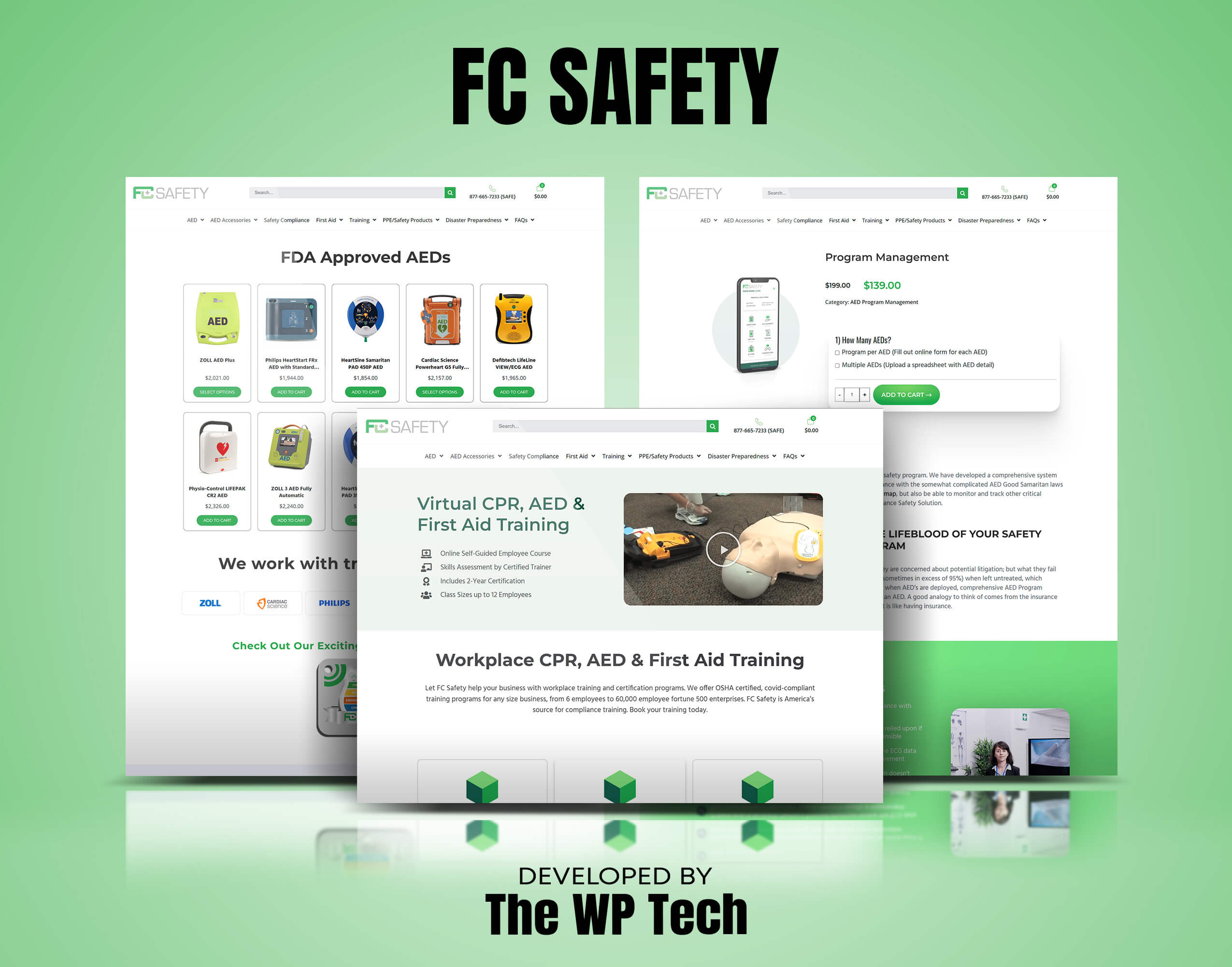 WordPress Website Development Services 44 FC Safety Portfolio